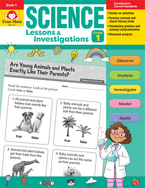 Science Lessons and Investigations Book Grade 1