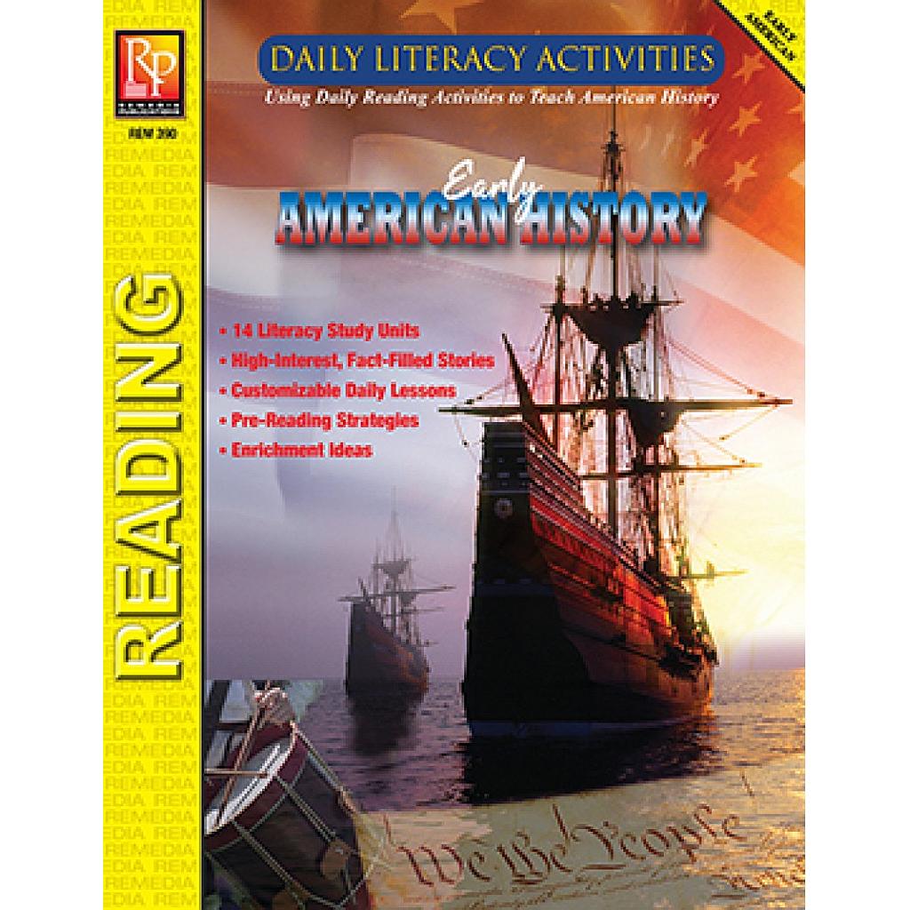 Daily Literacy Activities: Early American History