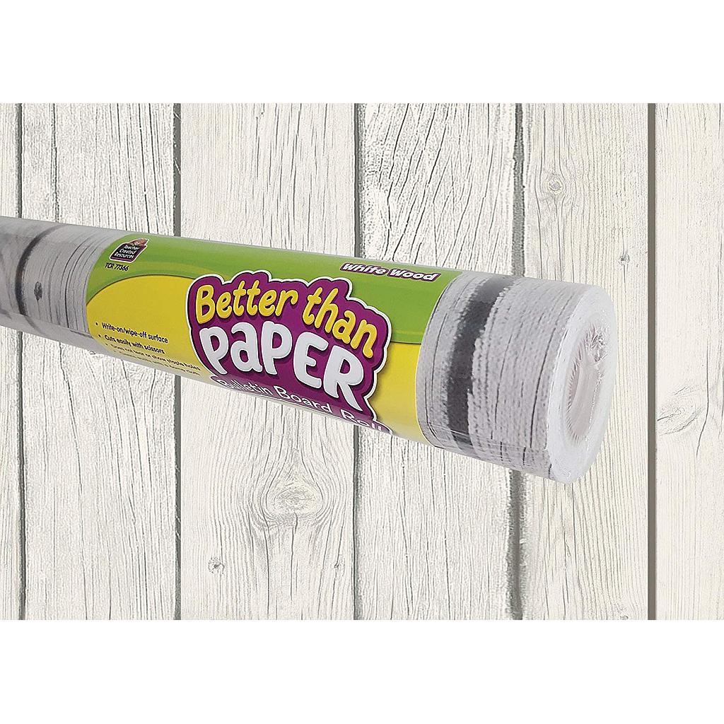 Better Than Paper® White Wood Bulletin Board Roll Pack of 4