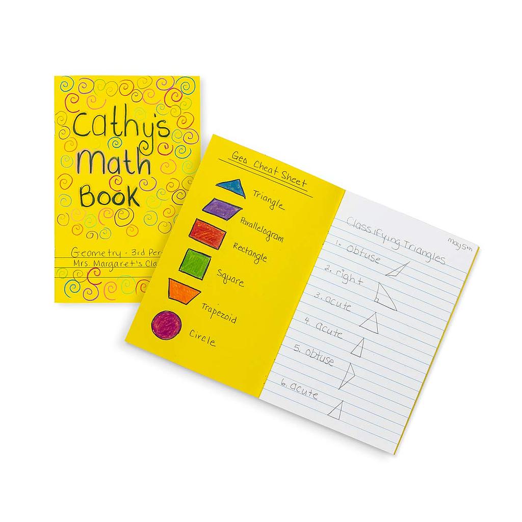 24ct Bright Colors Lined Blank Books 4.25 x 5.5&quot;