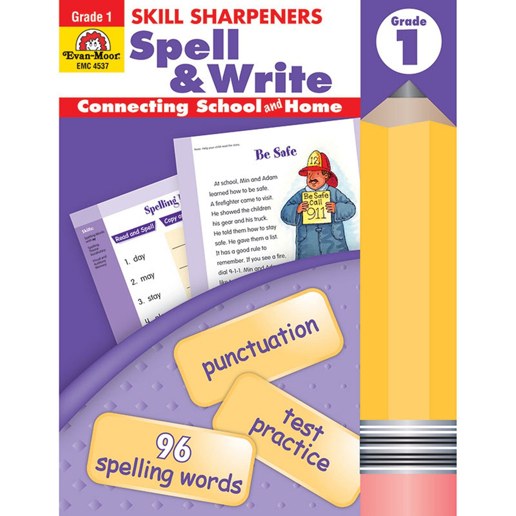 Skill Sharpeners Spell & Write Grade 1 Activity Book