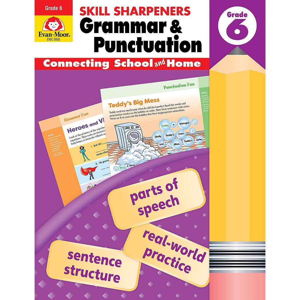 Skill Sharpeners Grammar and Punctuation Grade 6 Activity Book