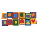 Simple Shapes Seating Kit Set of 12, 16" Squares