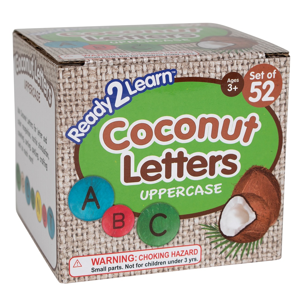 Coconut Letters Uppercase Set of 52