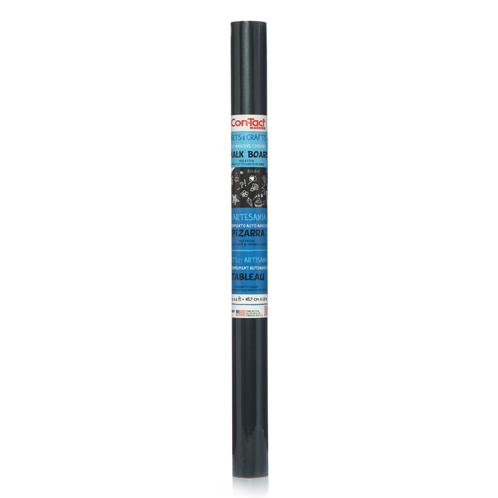 Chalkboard, Black Con-Tact Brand Adhesive Roll 18" x 6'