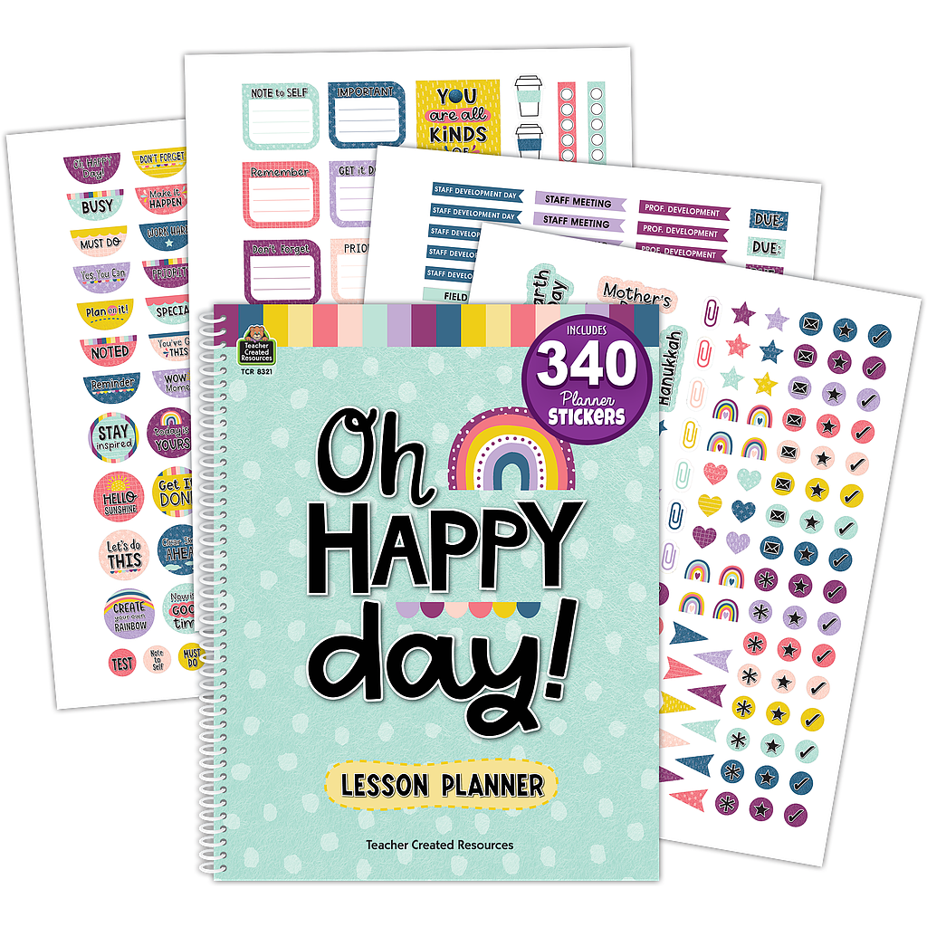 Oh Happy Day Lesson Planner