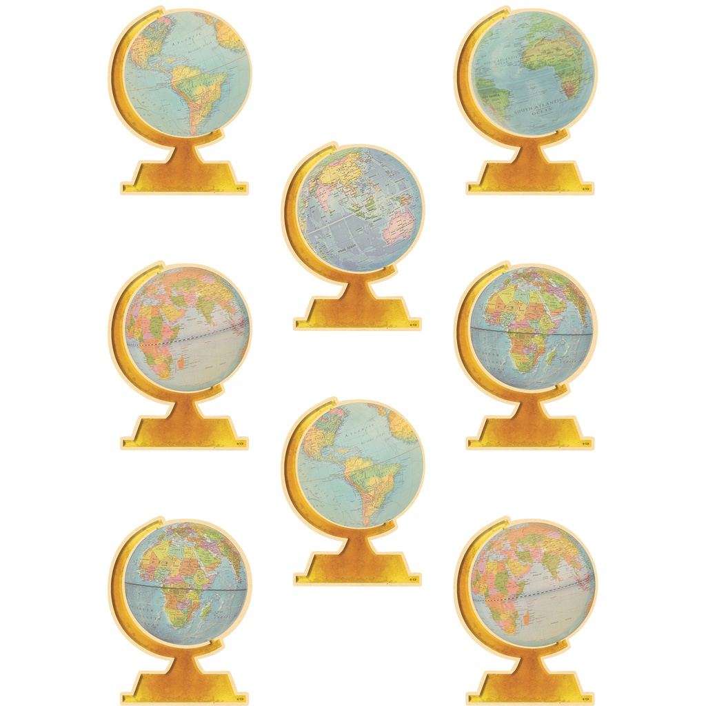 Travel the Map Globes Accents