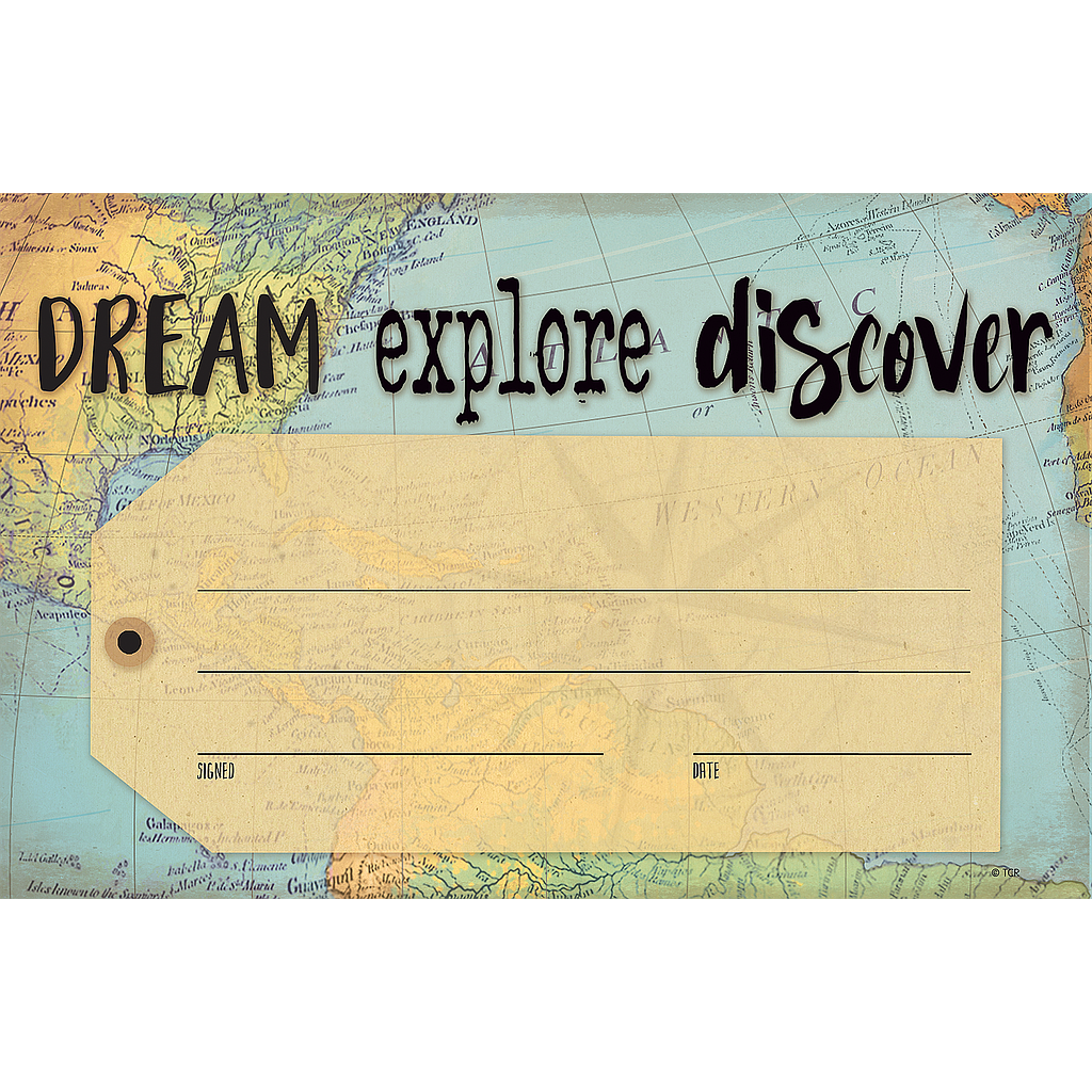 Travel the Map Dream Explore Discover Awards