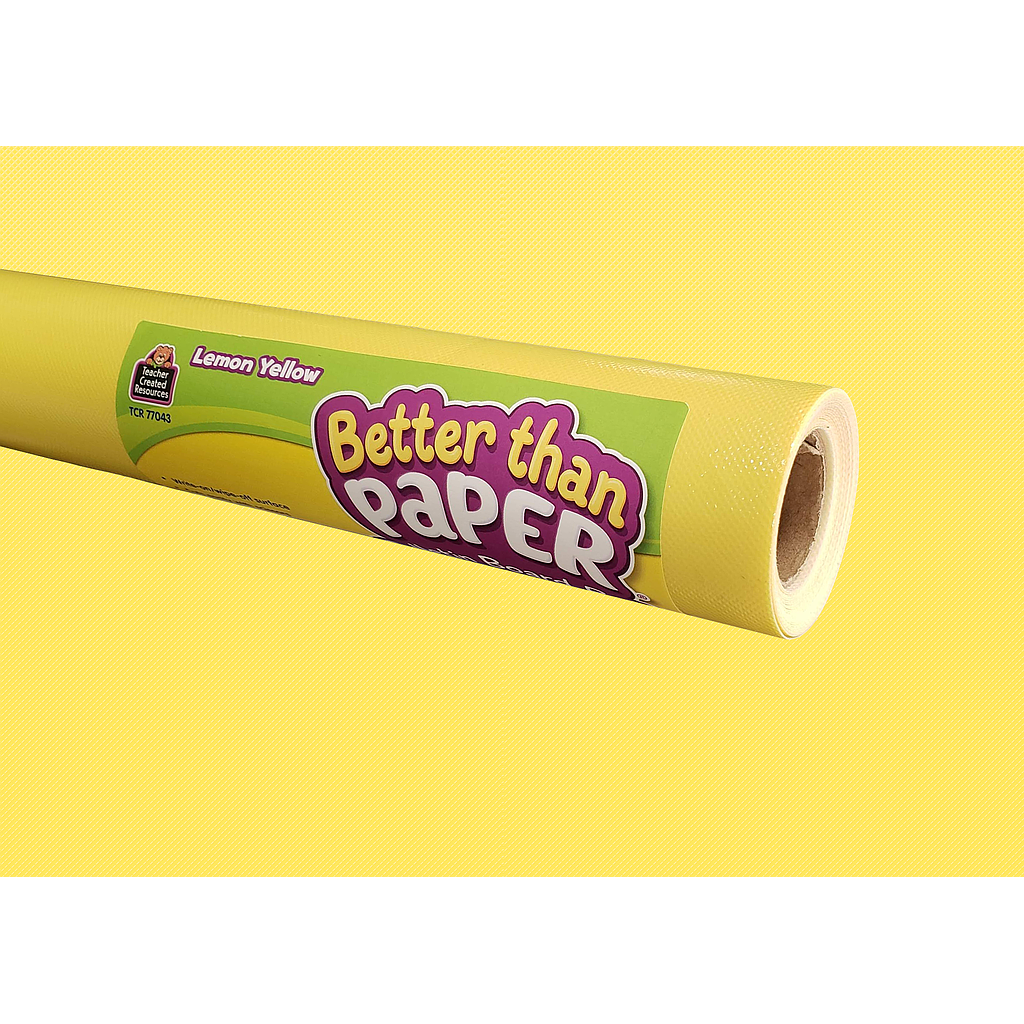 Better Than Paper® Lemon Yellow Bulletin Board Roll Pack of 4