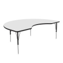 48&quot; x 72&quot; Kidney Dry Erase Top High Pressure Activity Table