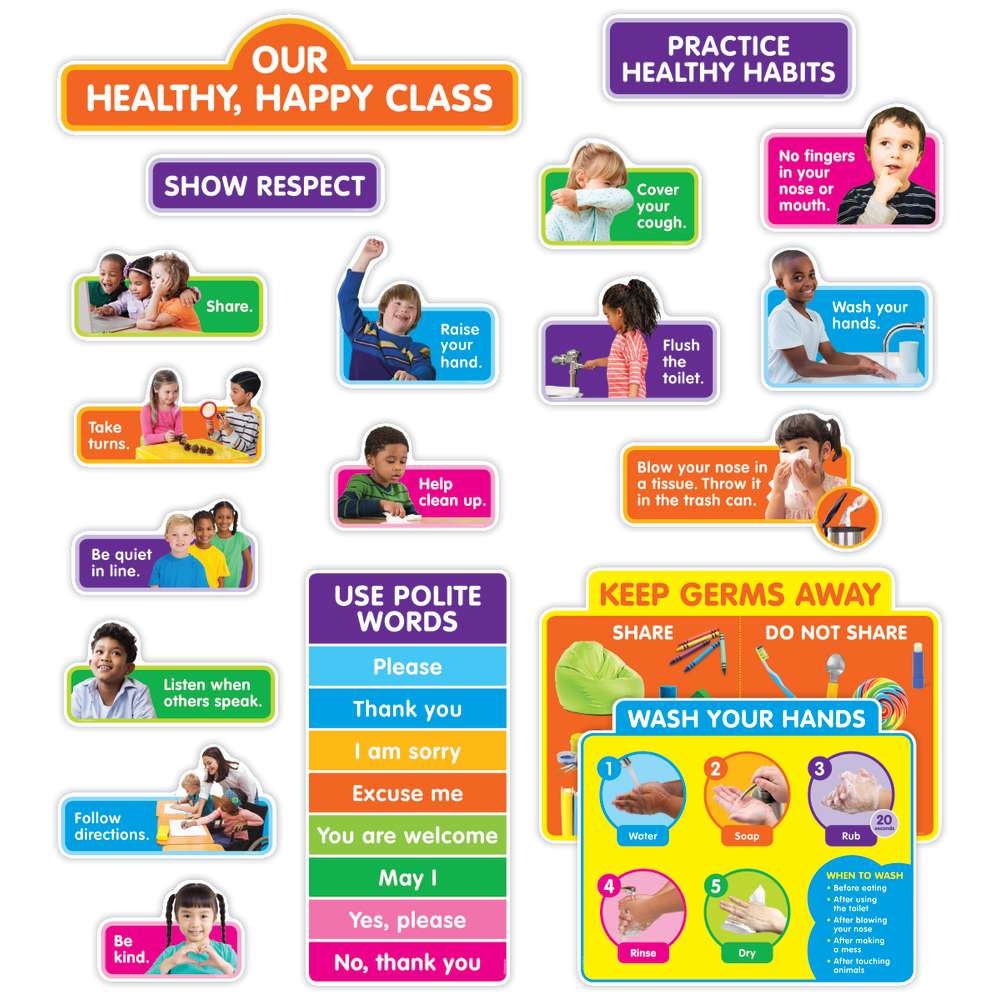 Our Healthy Happy Class Bulletin Board Set