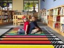 Black White & Stylish Brights Pencil 5' X 7'6" Rectangle Carpet 