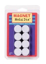 100ct 3/4in Round Adhesive Backed Magnetic Dots