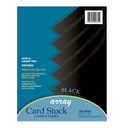 100ct 8.5x11 Black Card Stock