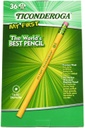 36ct My First Ticonderoga Pencil W/Eraser Pack