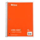 Orange One Subject 70 Sheet Notebook