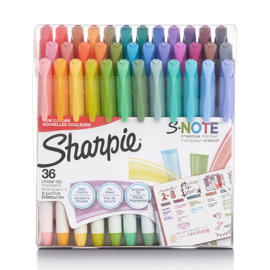 36ct Sharpie S-Note Markers