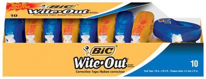 10ct Wite Out EZcorrect Correction Tape