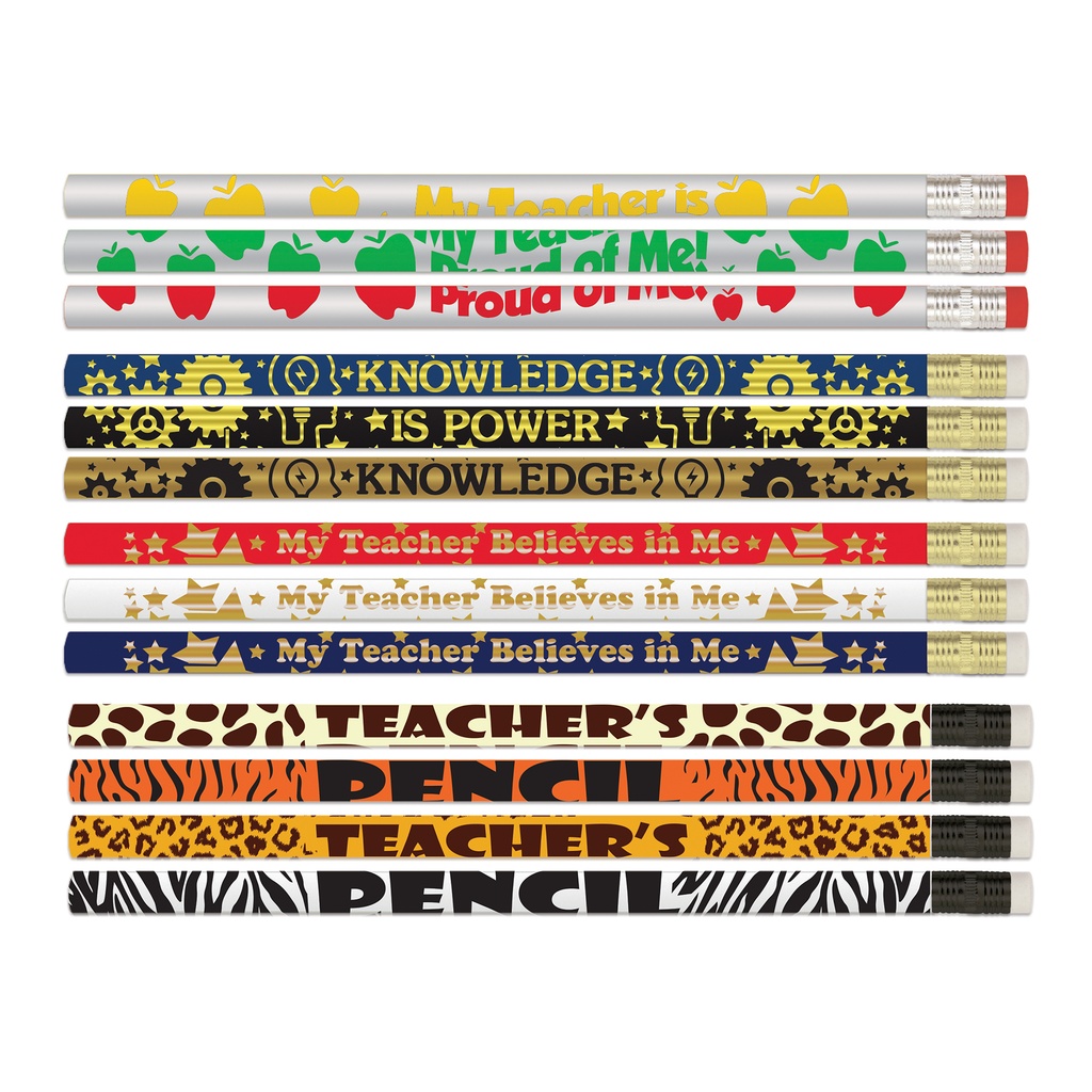 144ct Teacher Rewards Pencils Assortment