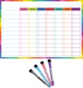 Colorful Magnetic Dry Erase Task Chart