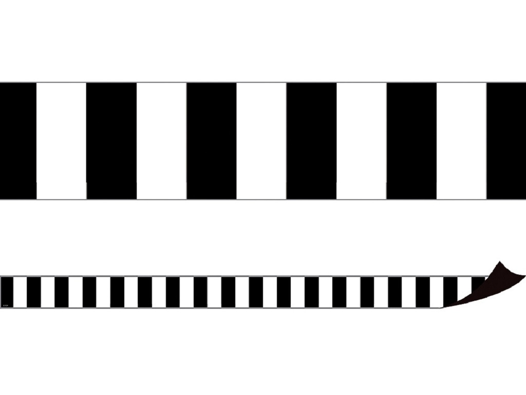 Black Stripes Magnetic Border