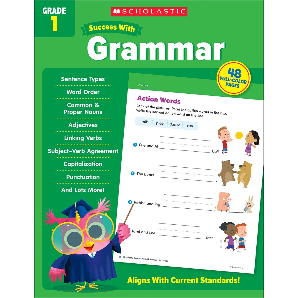 Success with Grammar Workbook Grade 19781338798371