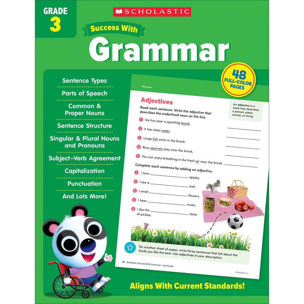 Success with Grammar Workbook Grade 3