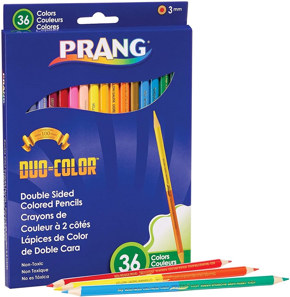 Prang Duo Colored Pencils 36 Color - 18 Ct Set