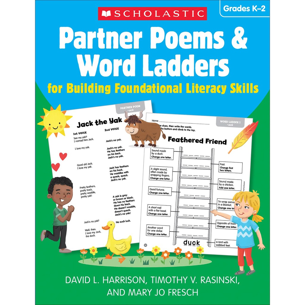 Partner Poems & Word ladders Grade K-2