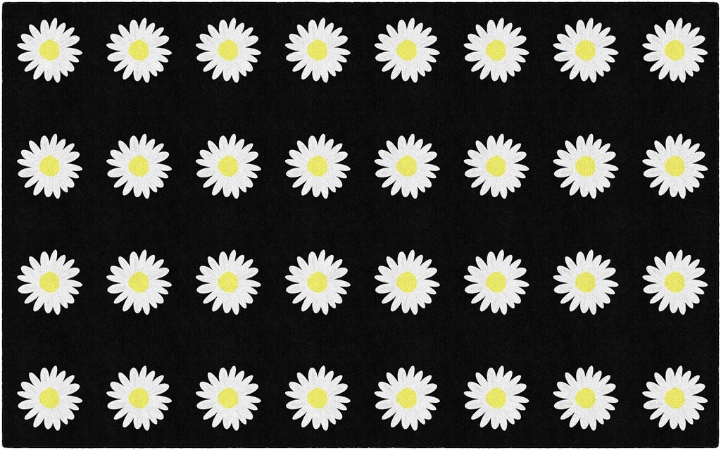 Daisy Sitting Spots 7'6" X 12' Rectangle Carpet