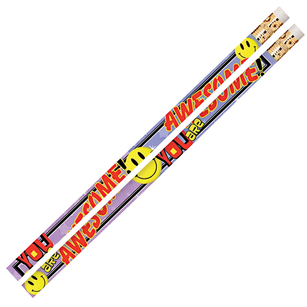 12ct You Are Awesome Pencils