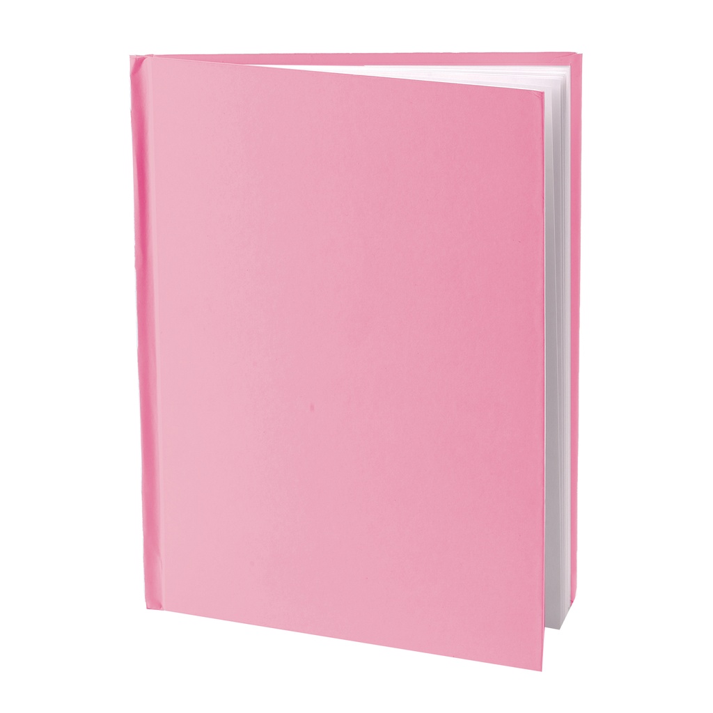 Pink Blank Hardcover Book Portrait 8.5"x11"