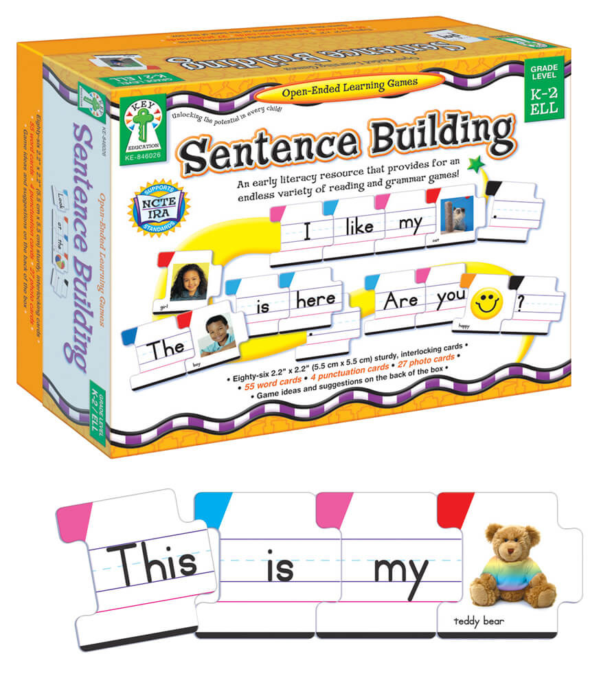 Sentence Building Board Game - Grade K-2