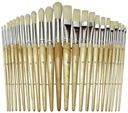 24ct Assorted Paint Brushes Pk