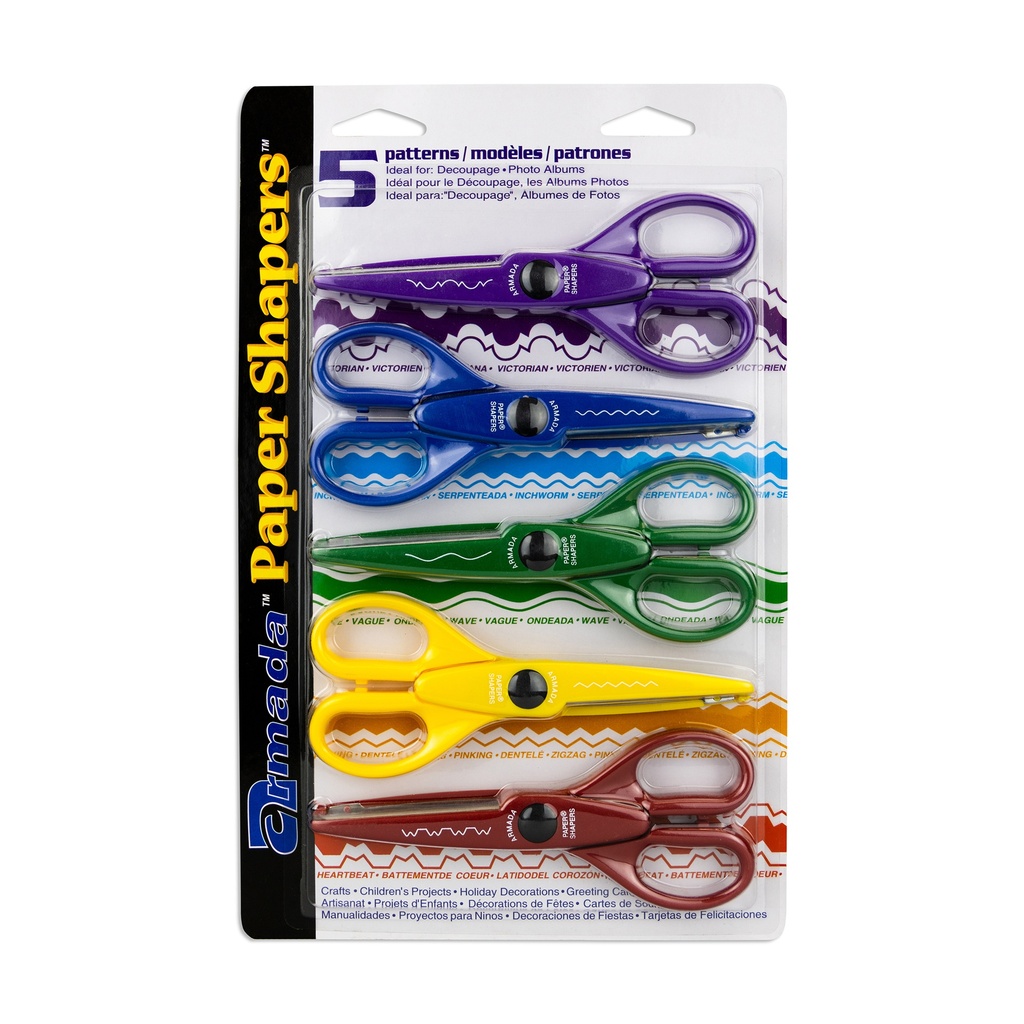 5ct Paper Shapers® Decorative Scissors Set 1