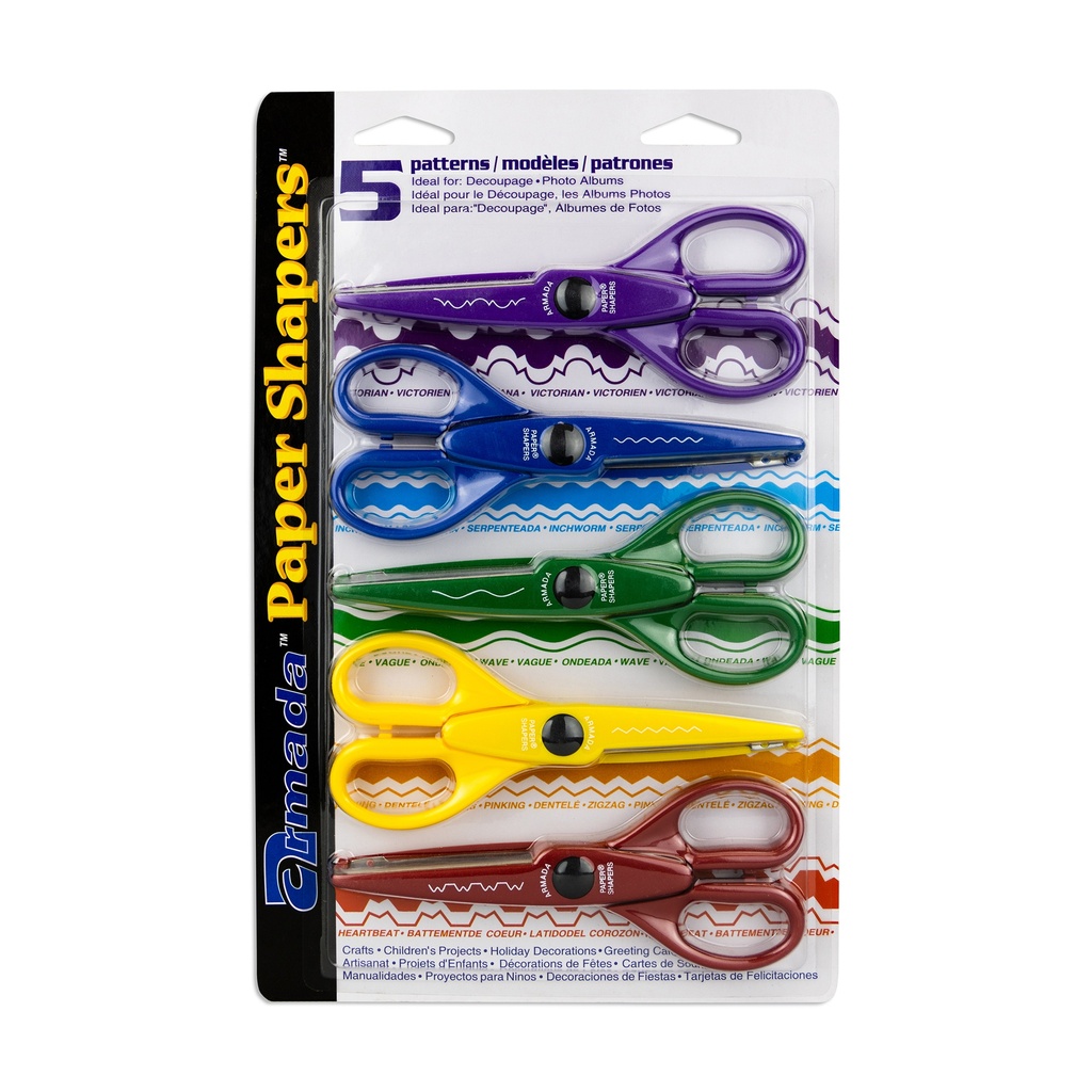 5ct Paper Shapers® Decorative Scissors Set 1