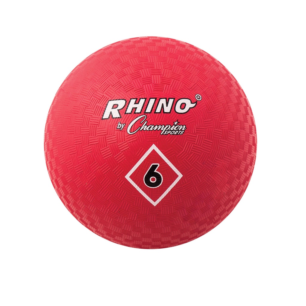 6" Red Playground Ball