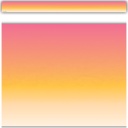 35' Pink and Orange Color Wash Straight Border Trim