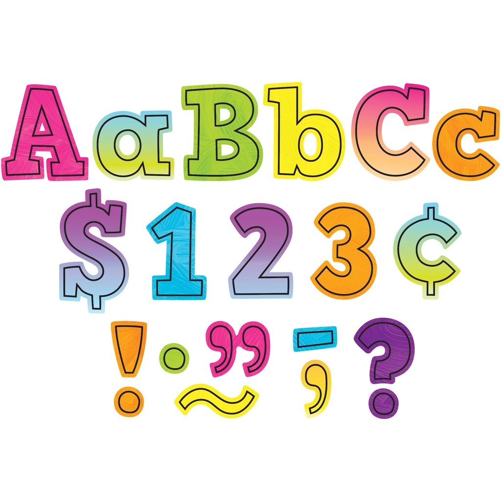 230ct Brights 4Ever Bold Block 4" Letters Combo Pack