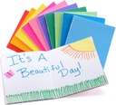 10ct Assorted Colors Blank Paperback Books - 5.5" x 8.5"