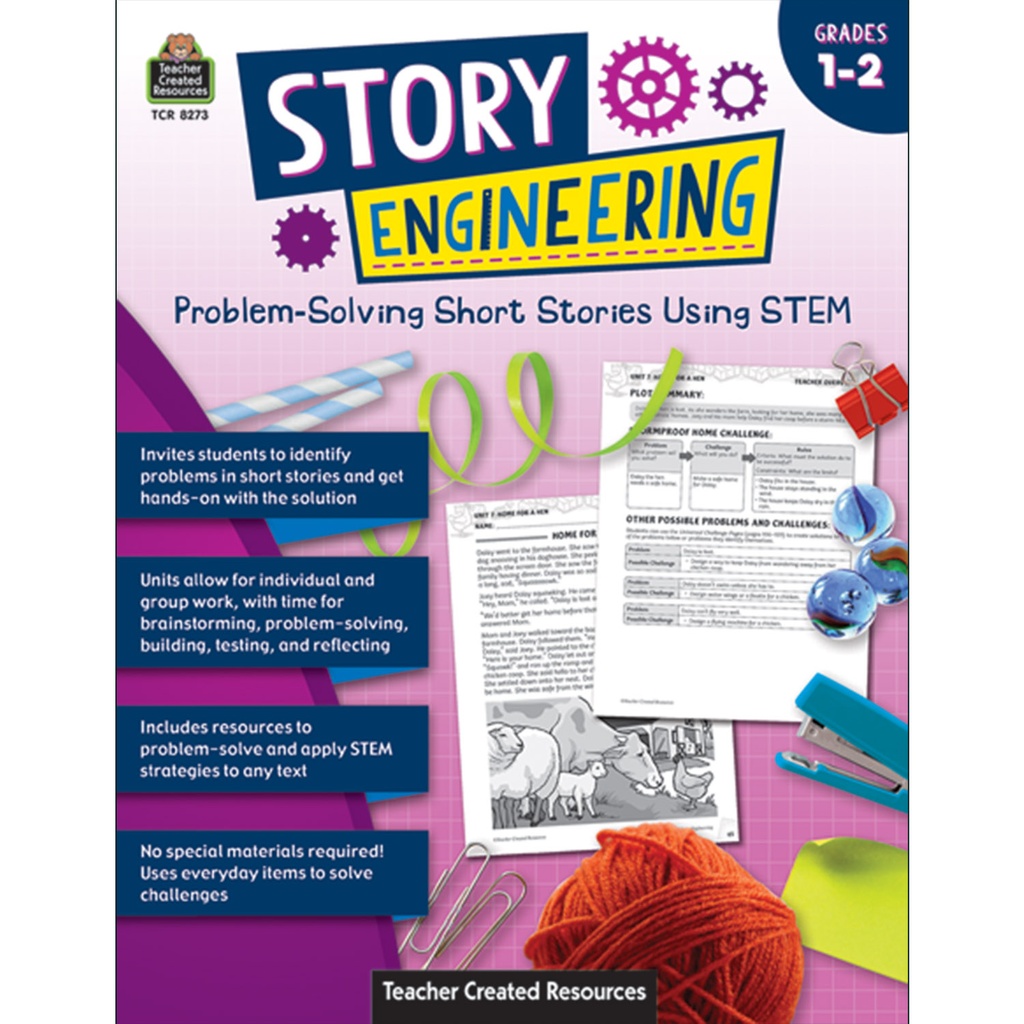 Story Engineering: Problem-Solving Short Stories Using STEM Grade 1-2