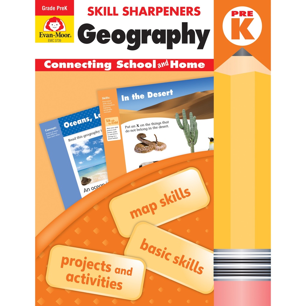 Skill Sharpeners: Geography Grade PreK