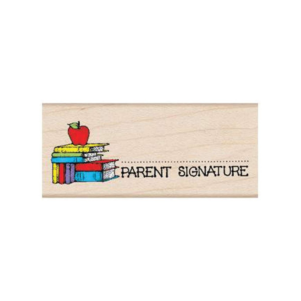 Parent Signature with Apple Stamp