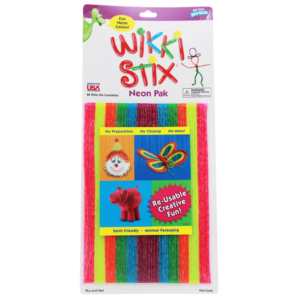 48ct Wikki Stix® Neon Colors