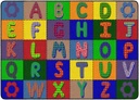 Abc Quilt Primary '6 X 8'4 Rectangle