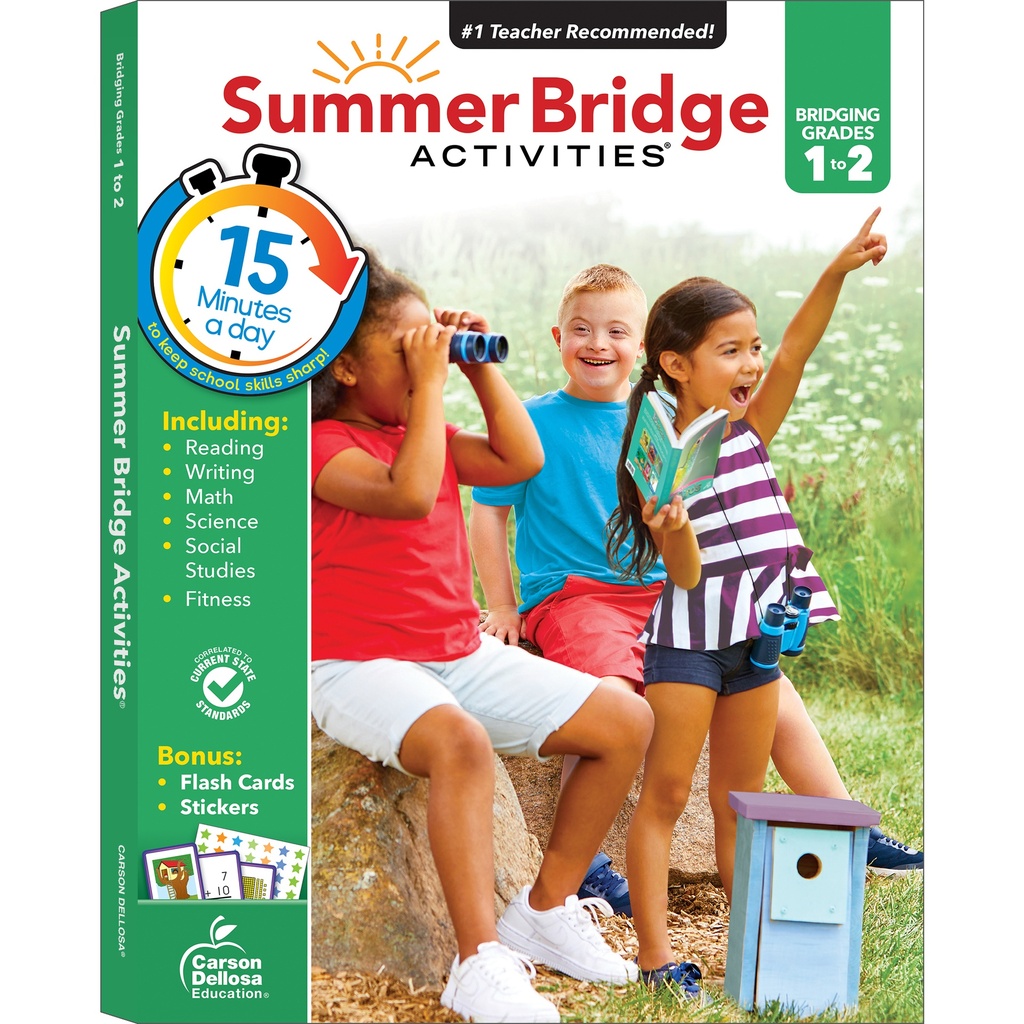 Summer Bridge Activities® Workbook, Grade 1-2, Paperback