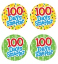32ct 100 Days Smarter Wear Em Badges