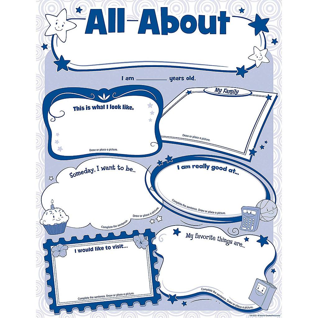 32ct All About Me Poster Pack