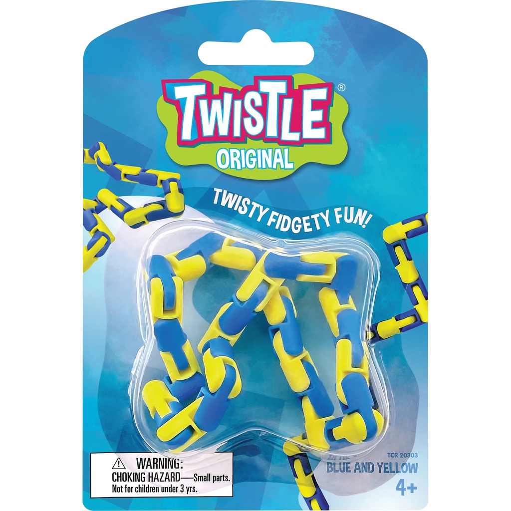 Twistle Original, Blue & Yellow