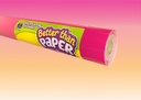 Better Than Paper Bulletin Board Roll, Pink and Orange Color Wash, 4-Pack